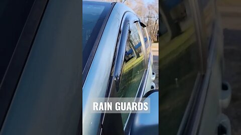 Rain guards for my van #minivan #minivanlife