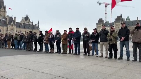 Veterans Stand Together In Ottawa!