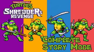 TMNT Shredders Revenge | Complete Story Mode | XSX Gameplay