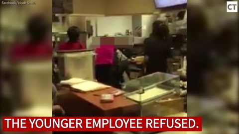 McDonald's Workers Caught Brawling Over Apple Pie