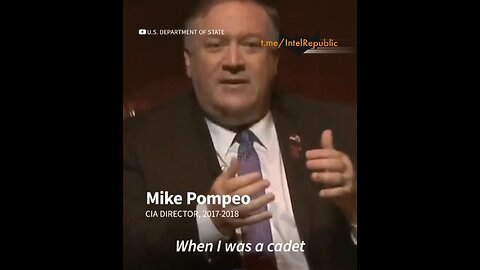 TUCKER CARLSON GOES TO TOWN ON MIKE POMPEO - the former CIA Director.