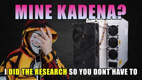 Kadena Mining Has 2 Options KA3 Or Nothing!!!!