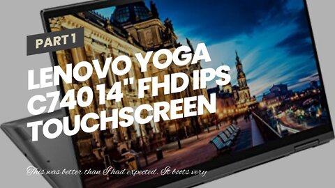 Lenovo Yoga C740 14" FHD IPS Touchscreen Premium 2-in-1 Laptop, 10th Gen Intel Quad Core i5-102...