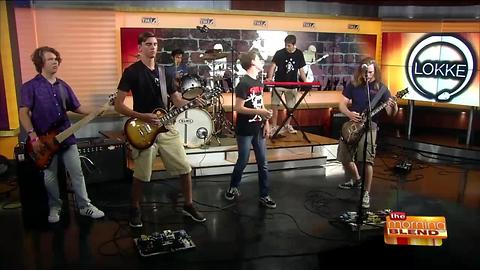 A Group of Talented Young Rockers Perform Live
