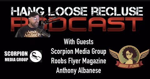 Podcast with guests Scorpion Media Group, Roobs Flyers and Anthony Albanese