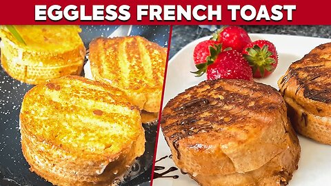 Cheesy & Fluffy Eggless French Toast Secret