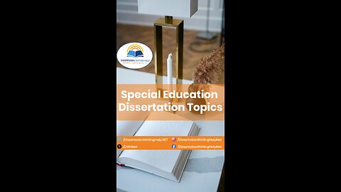 Special Education Dissertation Topics | dissertationwritinghelp.net