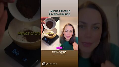 Lanche proteico. #fitness #ganhodemassamuscular #emagrecimento #lancherapido #snack #nutrição