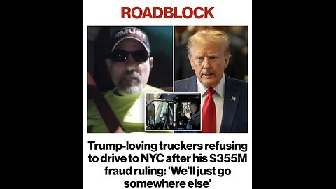 TRUCKERS REFUSE🏙️⛔️🛣️🚛📦🏭DELIVERY LOADS TO NEW YORK CITY🌆🛣️❌🚚🏭💫