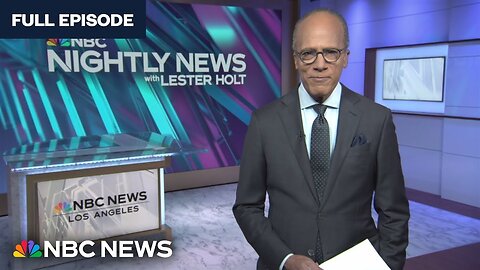 NBC Nightly News Full Broadcast - 20th December