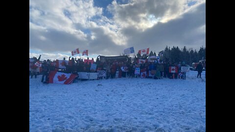 Town of Lewisporte comes out to show support for the Newfoundland Convoy to Ottawa