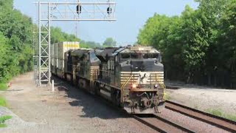 Norfolk Southern 218 Intermodal Train from Marion, Ohio August 22, 2021