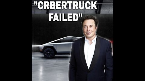 Tesla Cybertruck Failed!! At Cybertruck Lanch event glass test failed.