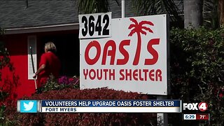 Volunteers give local foster care center a makeover