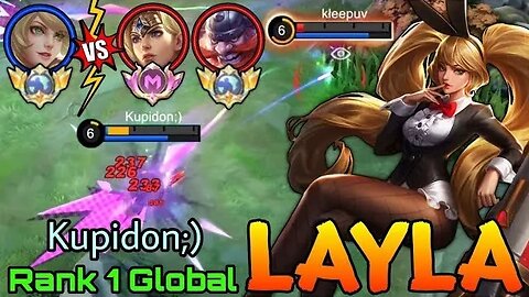 10 Kills LAYLA HARD CARRY GAMEPLAY │ Build Top 1 Global Layla ~MLBB