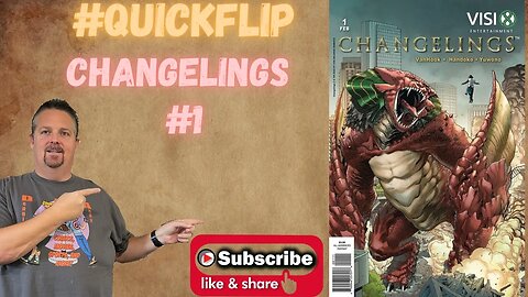 Changelings #1 Visio Entertainment #QuickFlip Comic Book Review Kevin VanHook,Sakti Yuwono #shorts