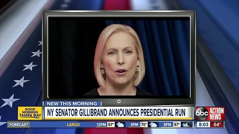 New York Sen. Kirsten Gillibrand latest Democrat to join crowded 2020 presidential race