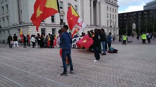 Stop Tigray Genocide Protesters, Tory Party Conference