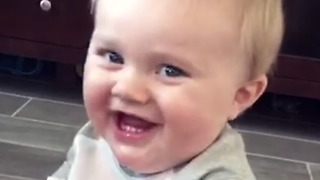 A Cute Baby Boy Laughs Every Time His Mom Says Him No