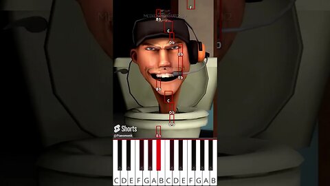 tf2 but it skibidi toilet meme 4 (@mediexcalibur2012shorts) - Octave Piano Tutorial