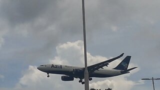 Airbus A330 PR-AIW na aproximação final antes de pousar em Manaus vindo de Campinas