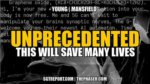 UNPRECEDENTED: THIS WILL SAVE MANY LIVES -- Dr. Robert Young & Caroline Mansfield