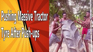 Working Out With Tractor Tyre