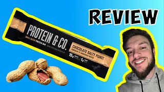 Protein & Co Chocolate Salty Peanut Protein Bar review