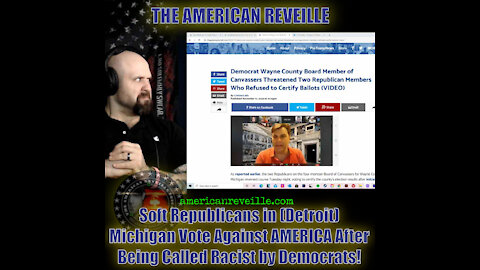 Soft Republicans in (Detroit) Michigan Vote Against AMERICA After Being Called Racist by Democrats!