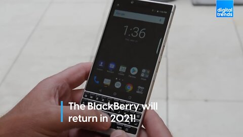 The BlackBerry will return in 2021!