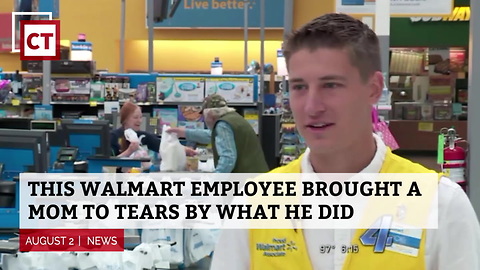 Cashier Breaks Woman Down To Tears After What He Gave Her At Checkout