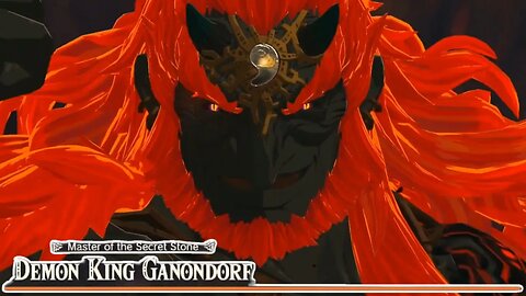 Defeating Demon King Ganondorf "Master of the Secret Stone" - Zelda: Tears of the Kingdom