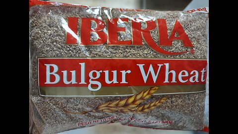 Cheap bulgur wheat treat for chickens.