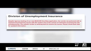 Unemployment online application problems