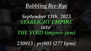 Starlight Empire into The Void (0913 take @277 bpm)
