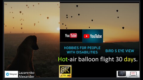 Hot air balloon flight day 30
