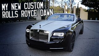 Here in my garage, my custom Rolls Royce Dawn!