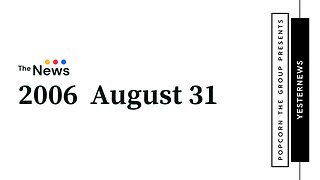 2006.08.31 . 0700pm CBS . Evening News w Bob Schieffer . Final Broadcast