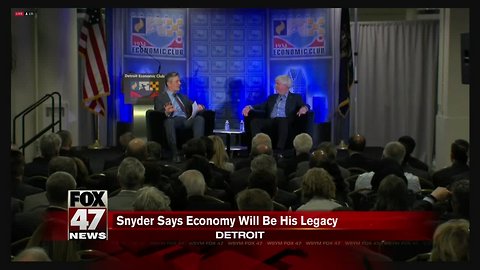 Snyder calls for civility, doesn't mention Flint in address