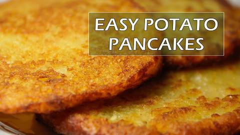 How to make simple potato pancakes