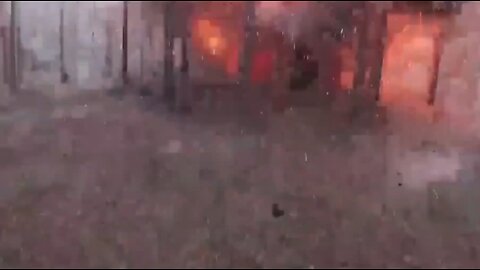 The destruction of the Ukrainian ammunition that failed to explode in Kharkiv