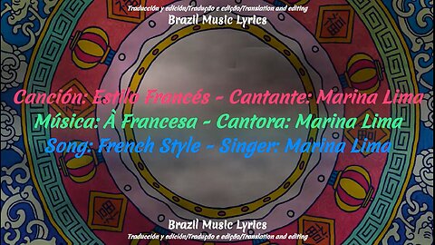 Brazilian Music: French Style - Singer: Marina Lima
