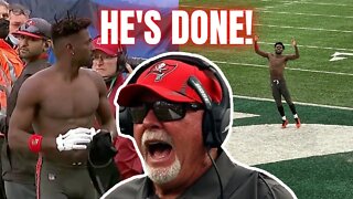 Bruce Arians CUTS Antonio Brown After On Field MELTDOWN! | He's FINISHED In Tampa Bay!