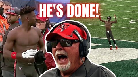 Bruce Arians CUTS Antonio Brown After On Field MELTDOWN! | He's FINISHED In Tampa Bay!