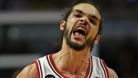 Joakim Noah is NOT a fan of Kevin Garnett