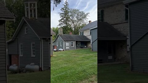 A beautiful homestead in Lancaster County Pennsylvania. Exploring Lancaster on a motorcycle