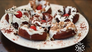 Red Velvet Oreo Donuts