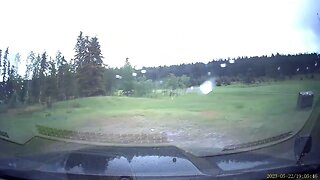 Drive through chimney lake center campgrounds bc