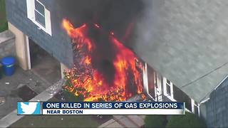 At least 1 dead in series of gas explosions in Massachusetts
