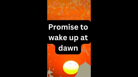 Promise to wake up at dawn | #Fajr #shorts #Trending #islam #viral #iconic #prayer #namaj #islamic |